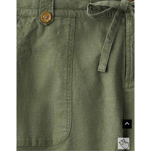 Torrid 5 Inch Pull-On Linen Blend Mid-Rise Short 20 - Picture 8 of 8